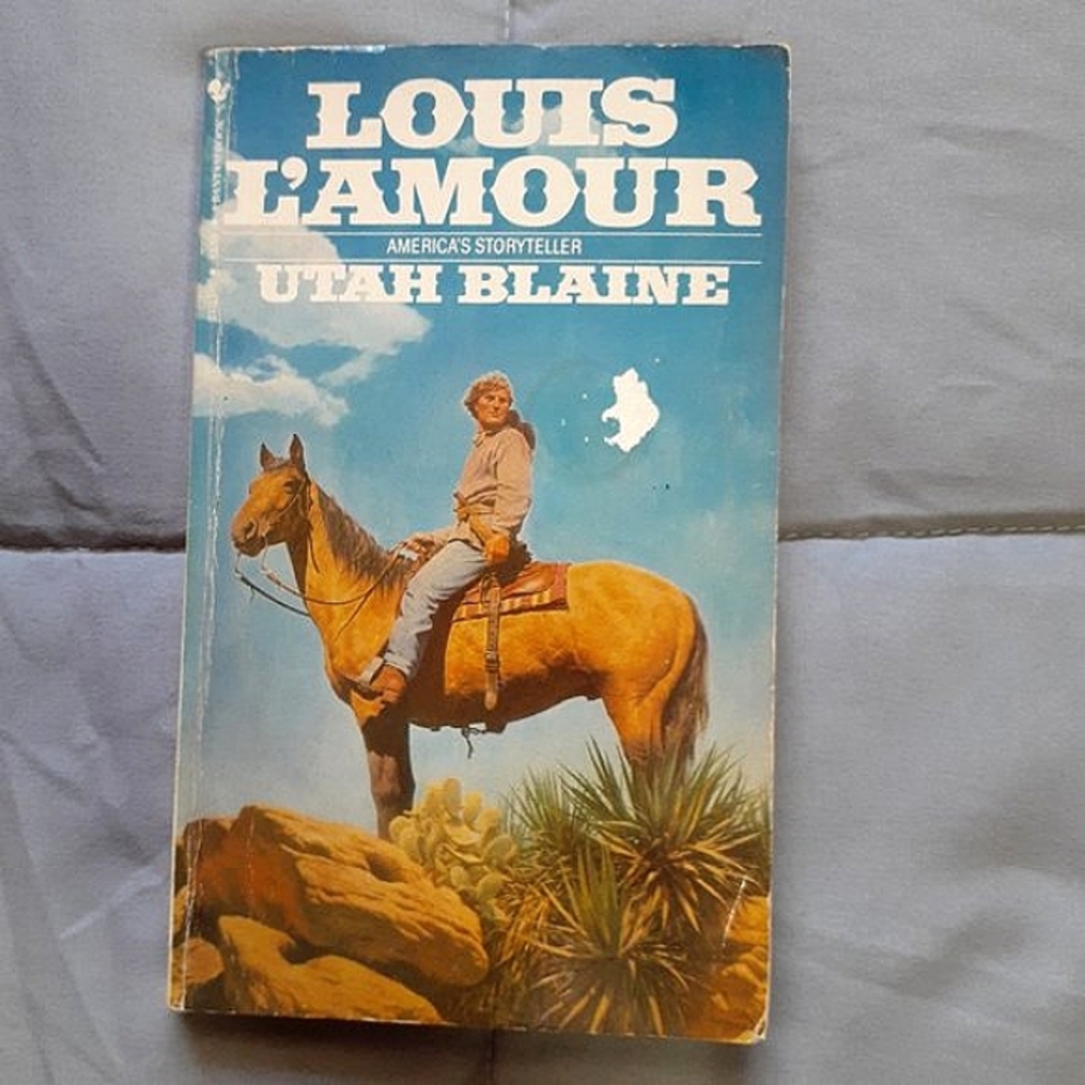 Utah Blaine By Louis L'Amour 1983 Vintage Paperback Book